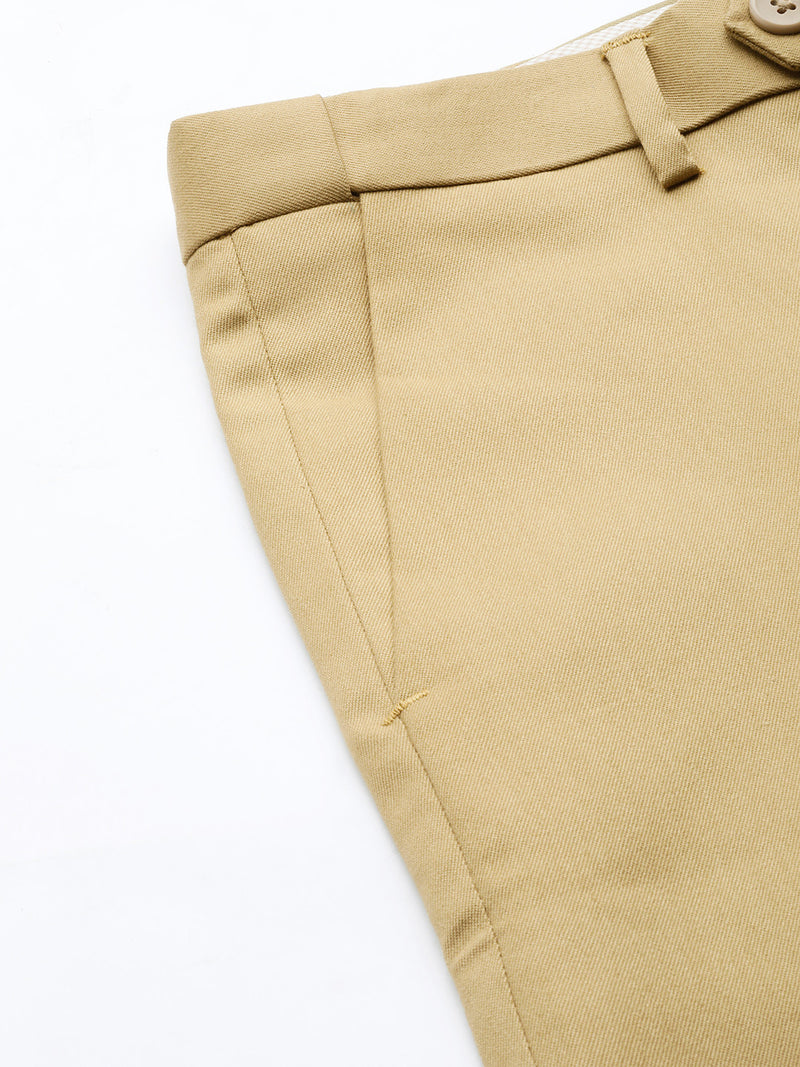 Camel Brown Auto Fit Waist Trousers