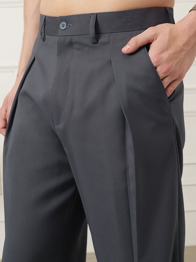Wide Leg Pleated Korean Pant