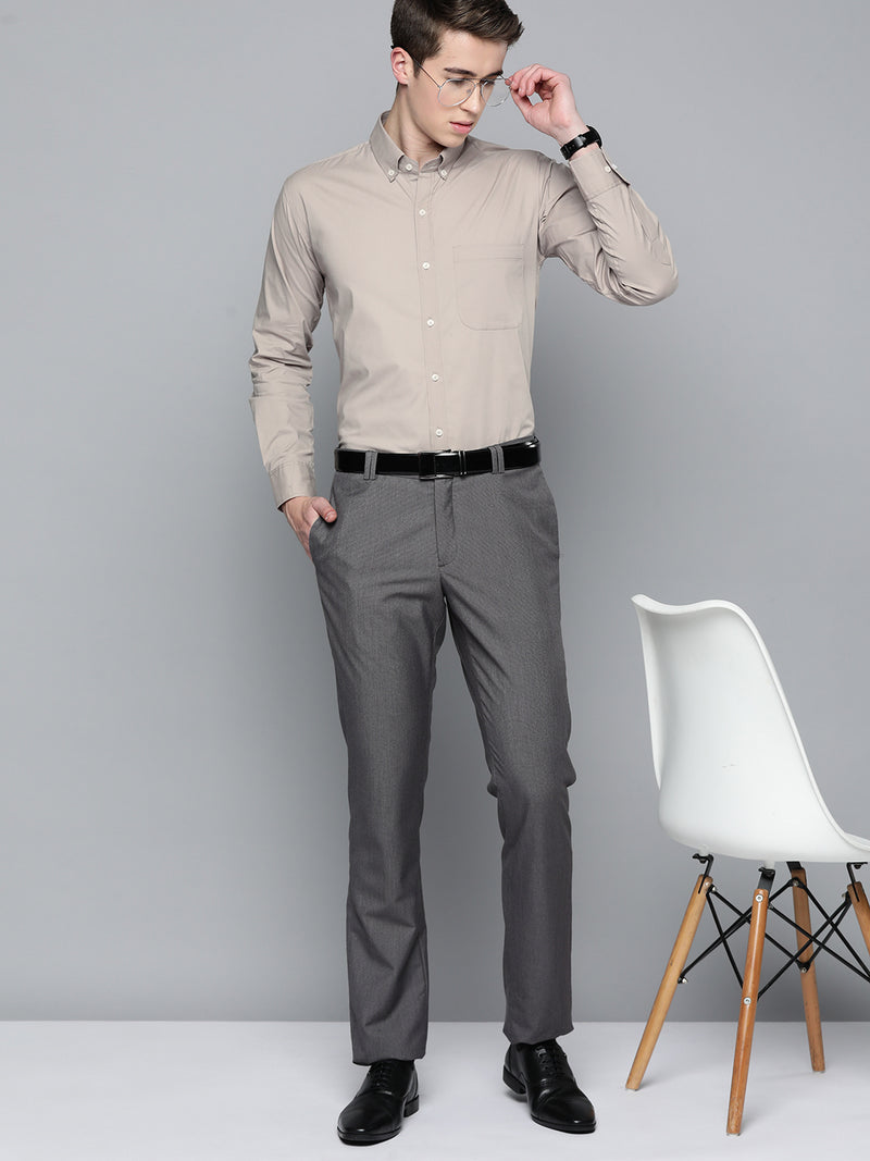 Grey: Party Wear Formal Shirt