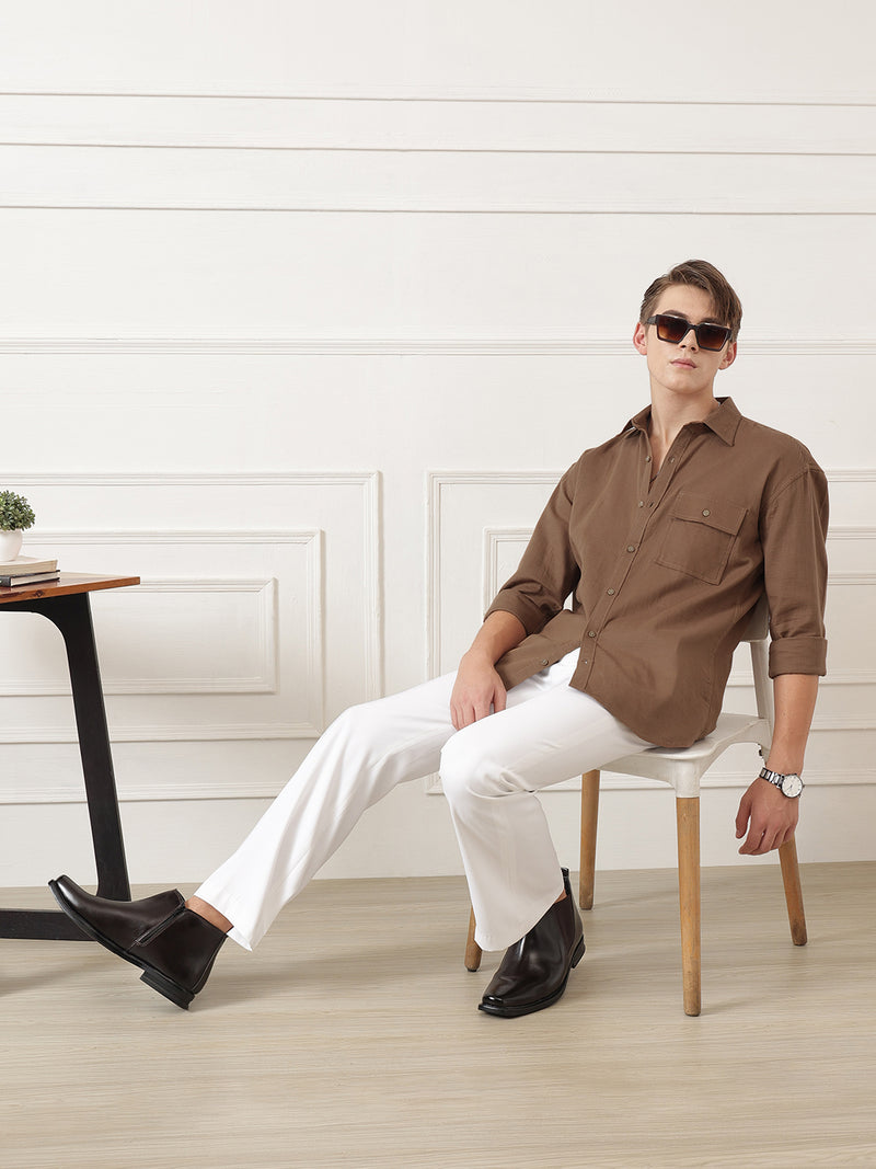 Oversized Flap Pocket Shirt