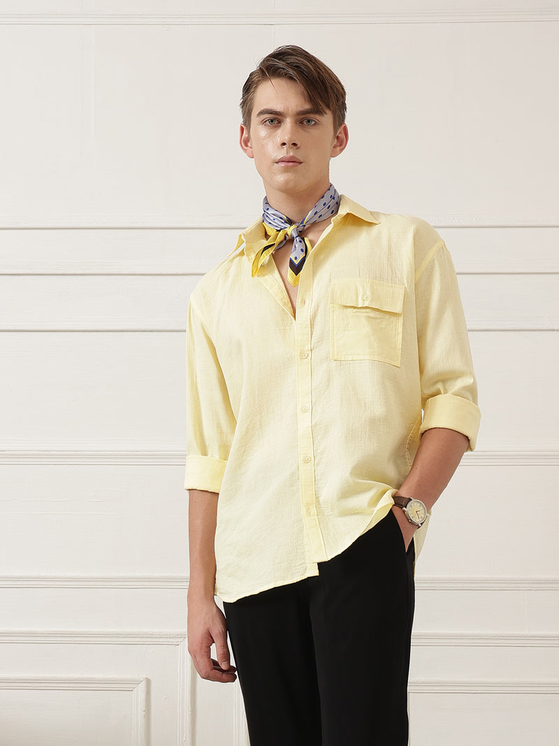 Oversized Flap Pocket Shirt
