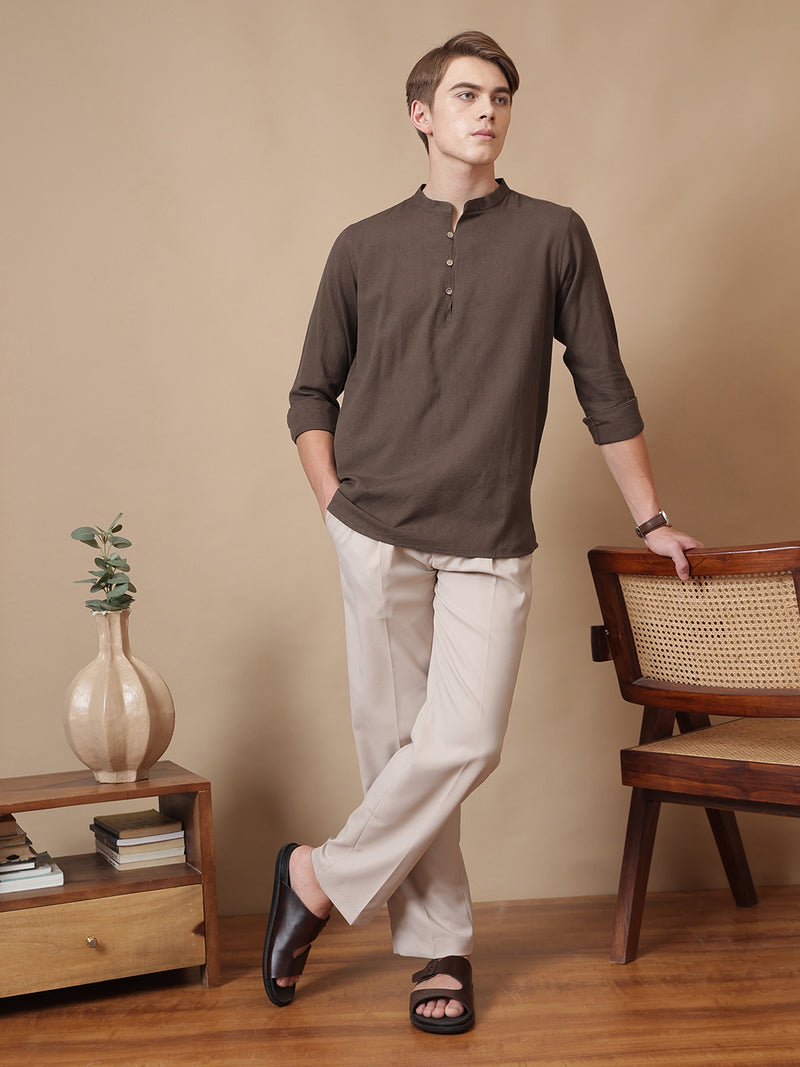 Mandarin Everyday Short Kurta