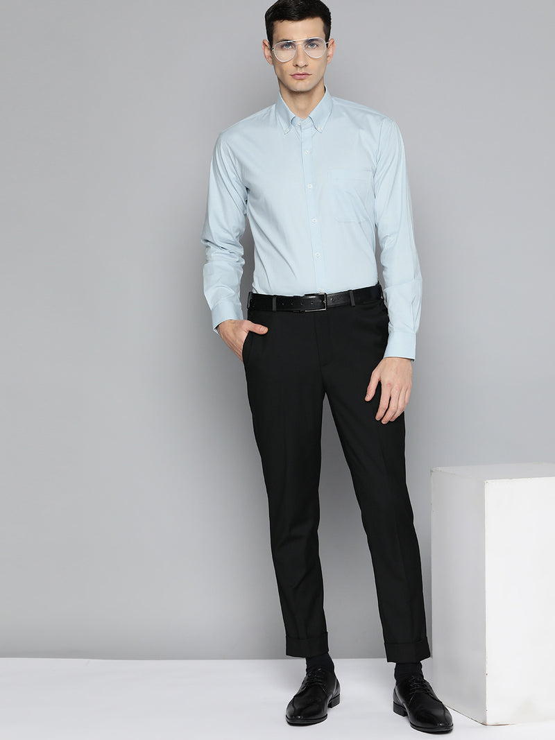 Sky Blue: Button-Down Collar Shirt
