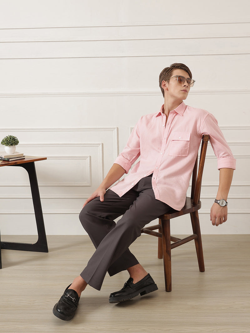 Oversized Flap Pocket Shirt