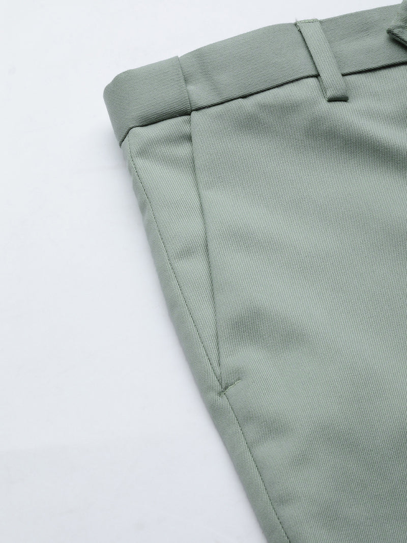 Green Auto Fit Waist Trousers