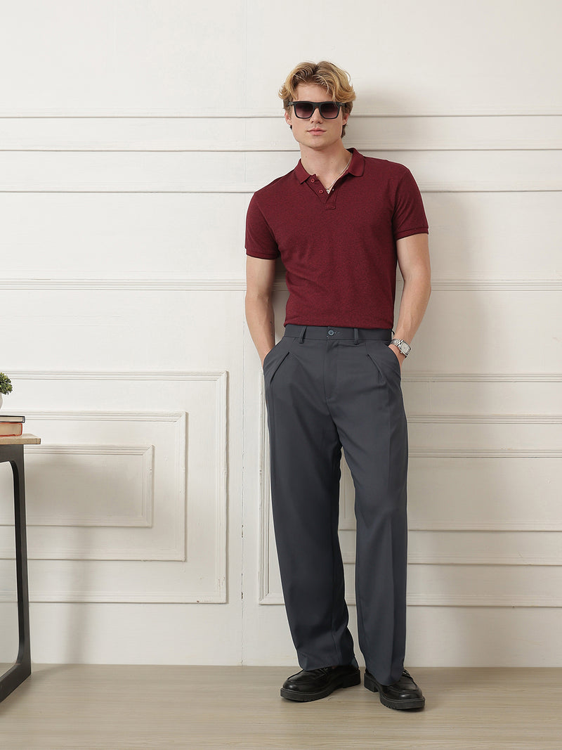 Wide Leg Pleated Korean Pant