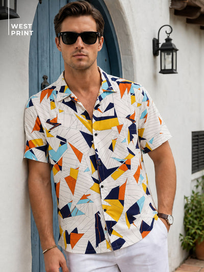 DENNISON Smart Conversational Printed Casual Shirt