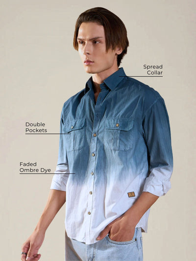 Ombre Oversized Shirt