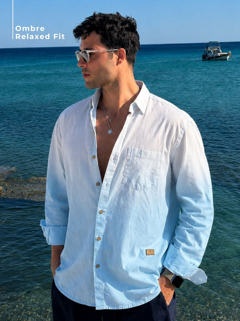 Ombre Oversized Shirt
