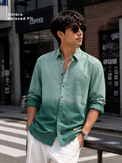 Ombre Oversized Shirt