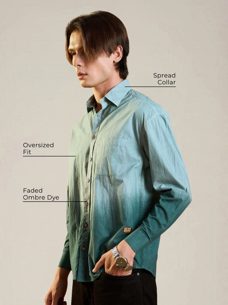 Ombre Oversized Shirt