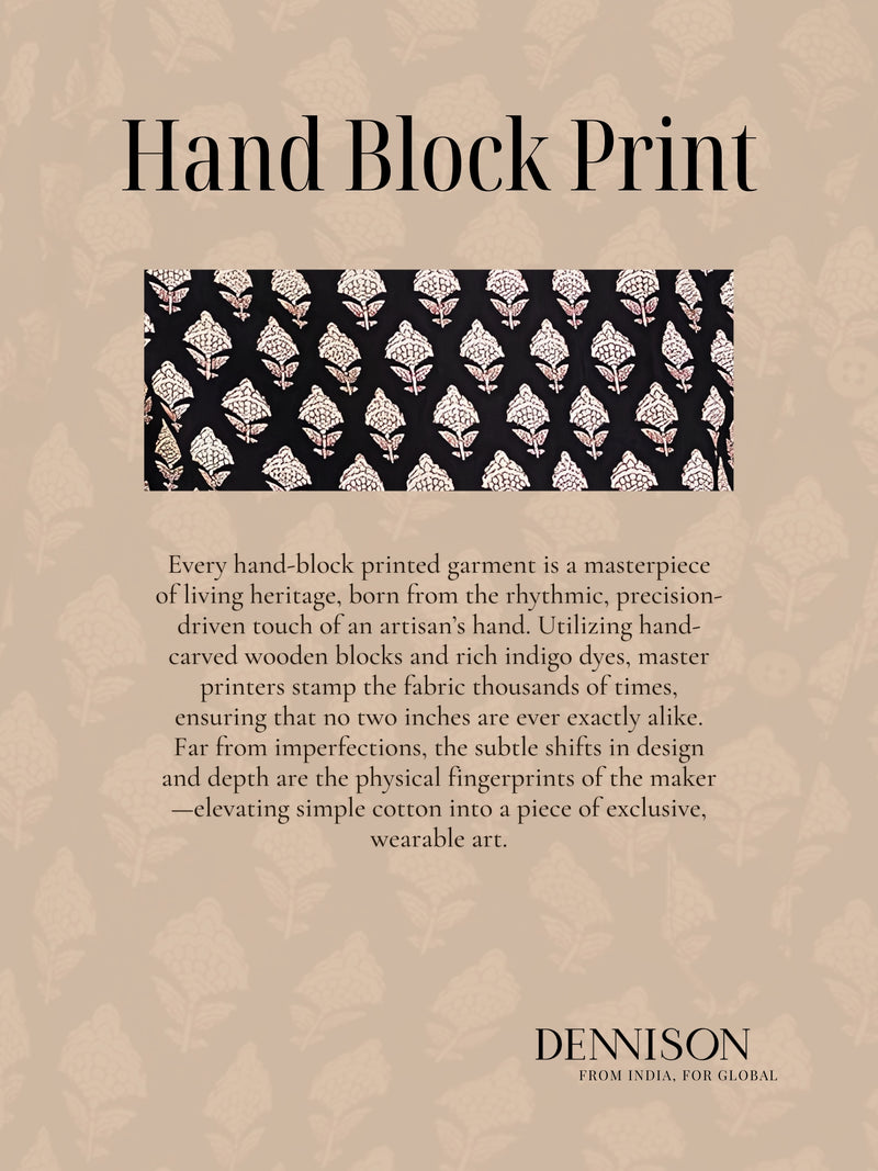 Block Printed Short Kurta