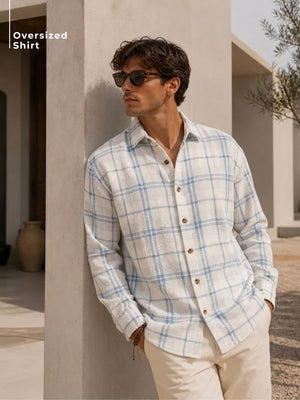 Checkered Oversized Casual Shirt