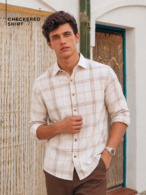 Checkered Oversized Casual Shirt