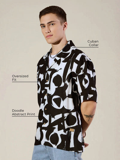 Printed Oversized Casual Shirt