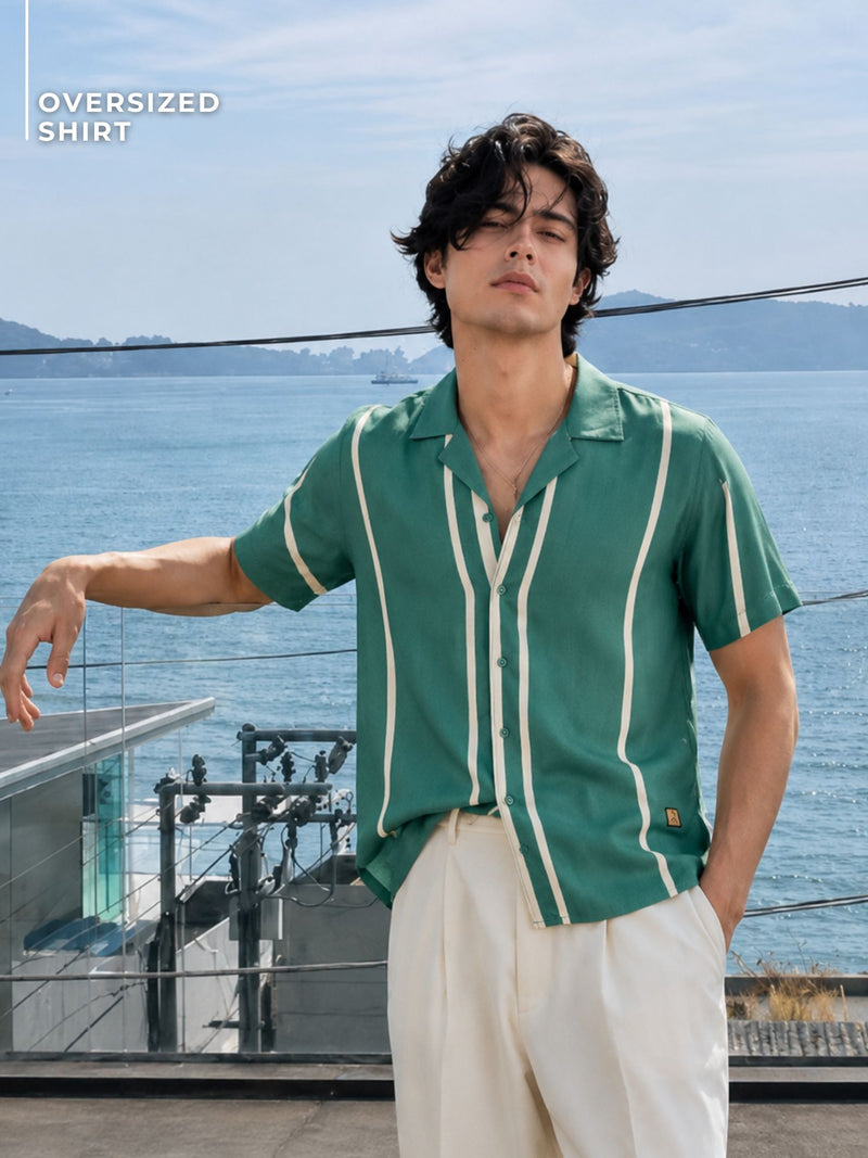 Oversized Stripe Shirt
