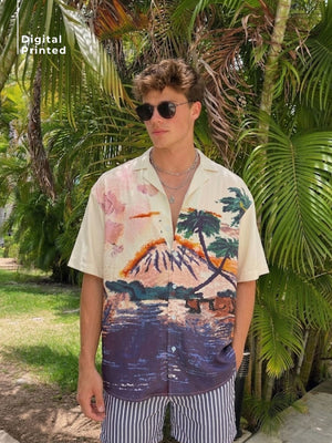Digital Printed Oversized Shirt