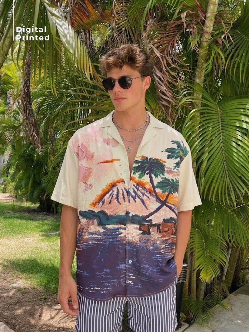 Digital Printed Oversized Shirt