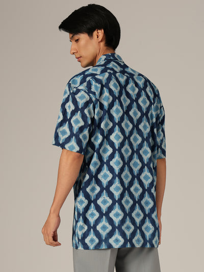 Ikat Block Printed Shirt
