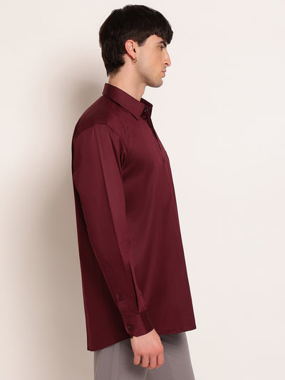 Refined Solid Formal Shirt
