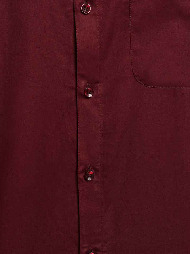 Refined Solid Formal Shirt