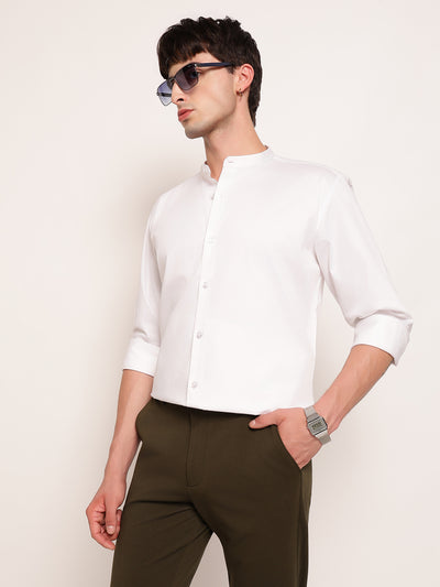 Mandarin Collar Shirt