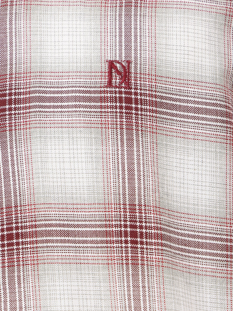Wide Checkered Oversized Shirt