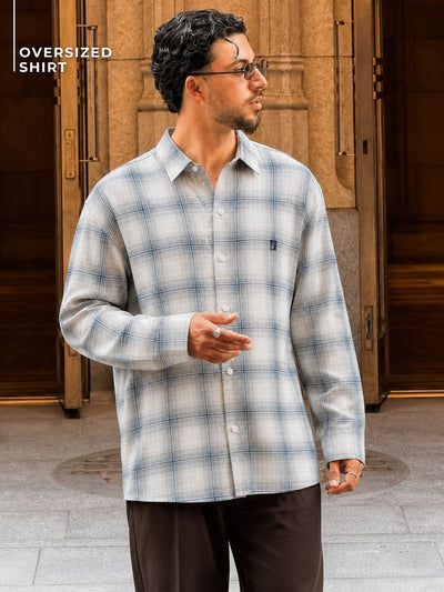 Checkered Oversized Casual Shirt