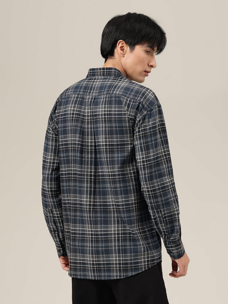 Classic Wide Checked Shirt