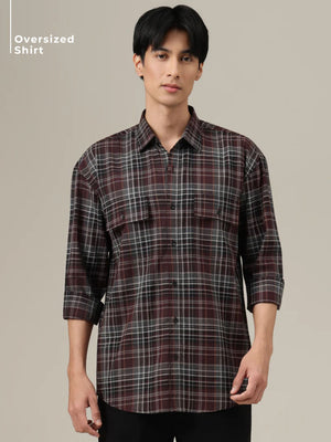 Classic Wide Checked Shirt