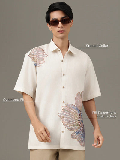 Floral Printed Cotton Shirt