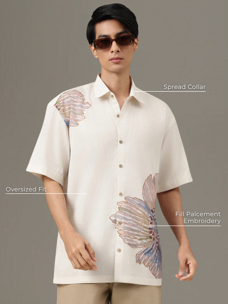 Floral Printed Cotton Shirt