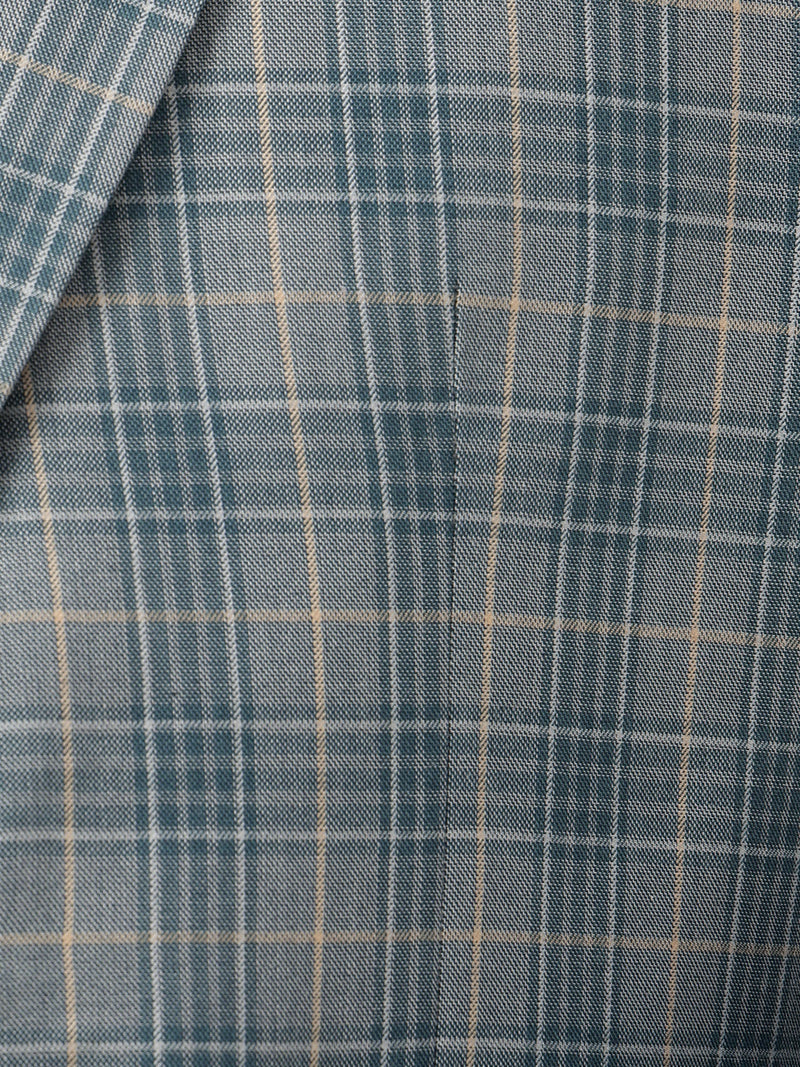 Checked Single Breasted Blazer