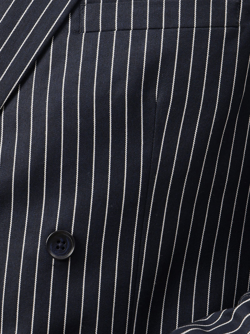 Striped Fit Formal Blazer