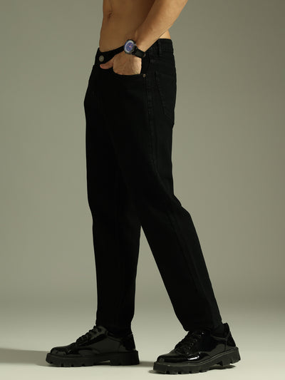 Black Straight Fit Jeans