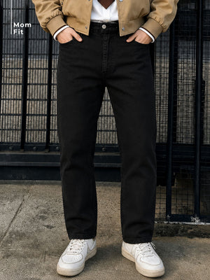 Black Mom Fit Jeans