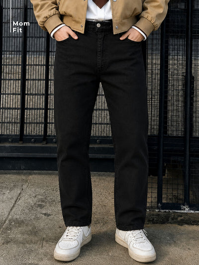 Black Mom Fit Jeans