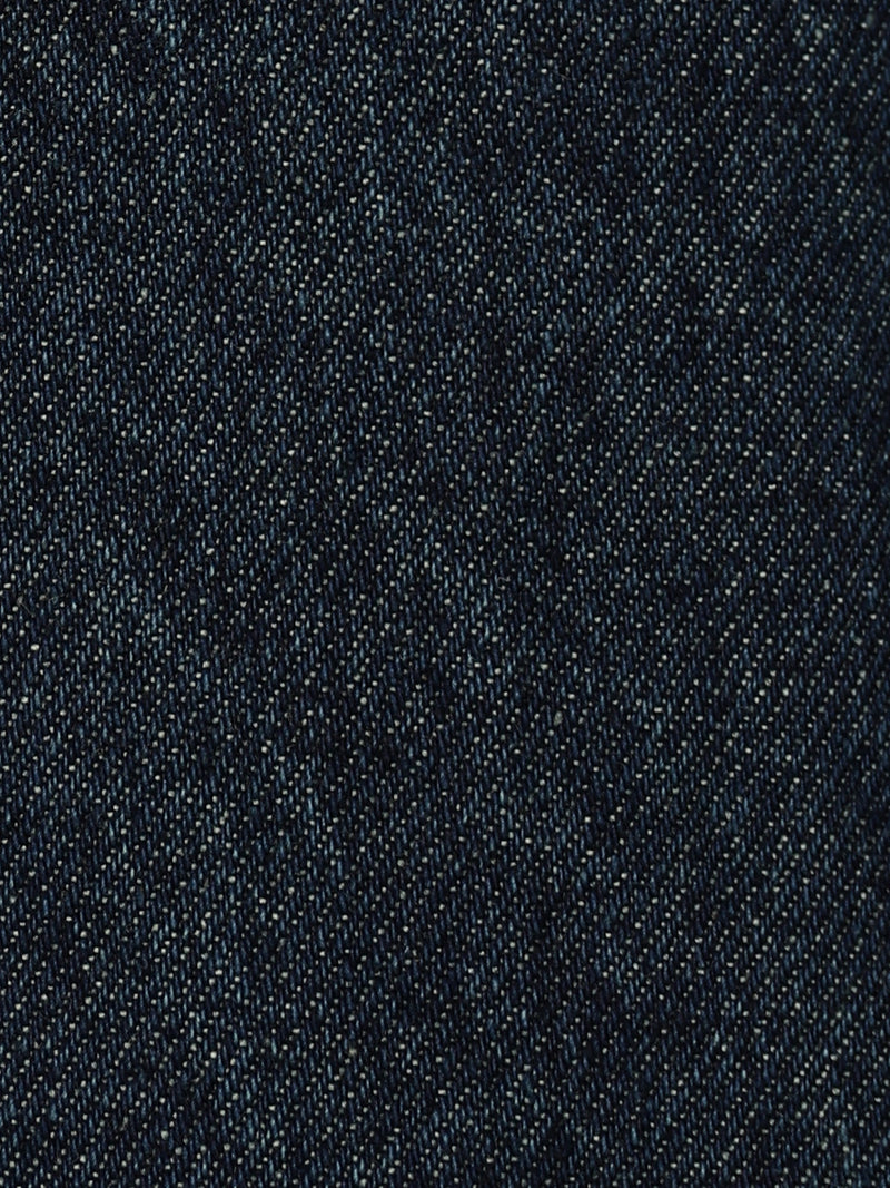 Dark Blue: Baggy Fit Distressed Jeans