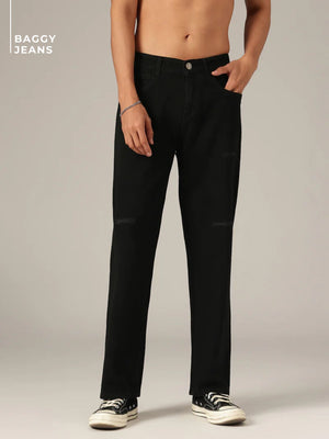 Distressed Baggy Jeans