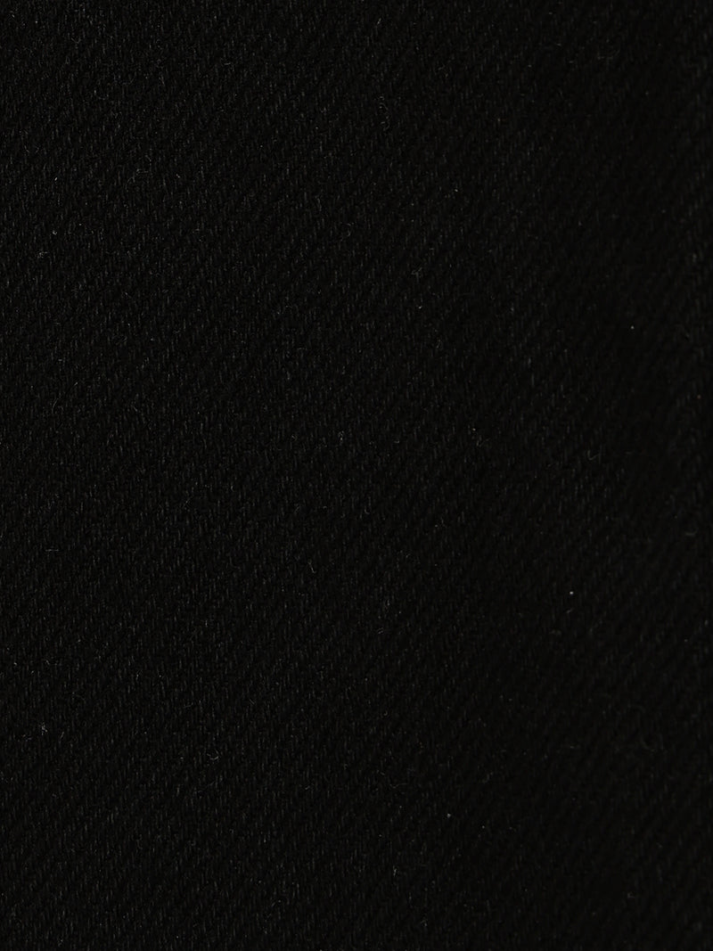 Black: Baggy Fit Distressed Jeans