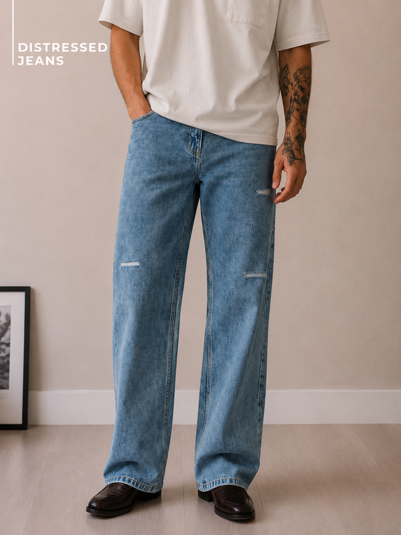 Avenue Distressed Jeans