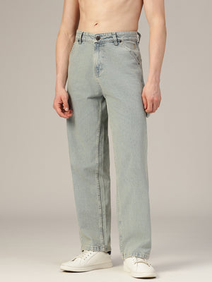 Light Blue Baggy Fit Carpenter Jeans