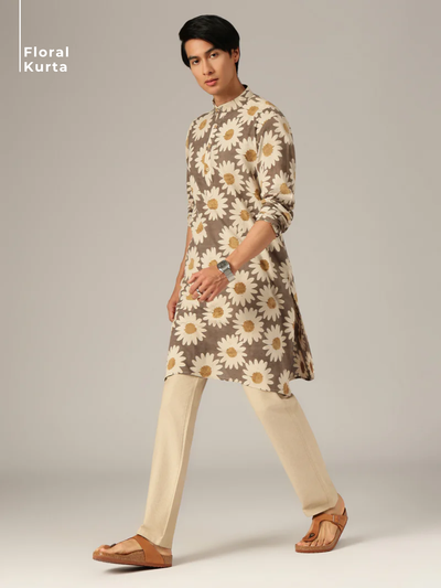 Floral Printed Kurta