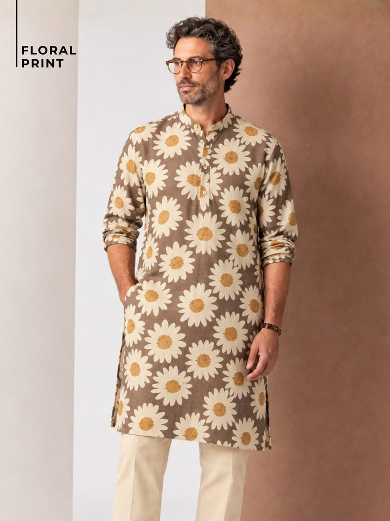 Floral Printed Kurta