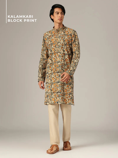 Kalamkari Printed Kurta