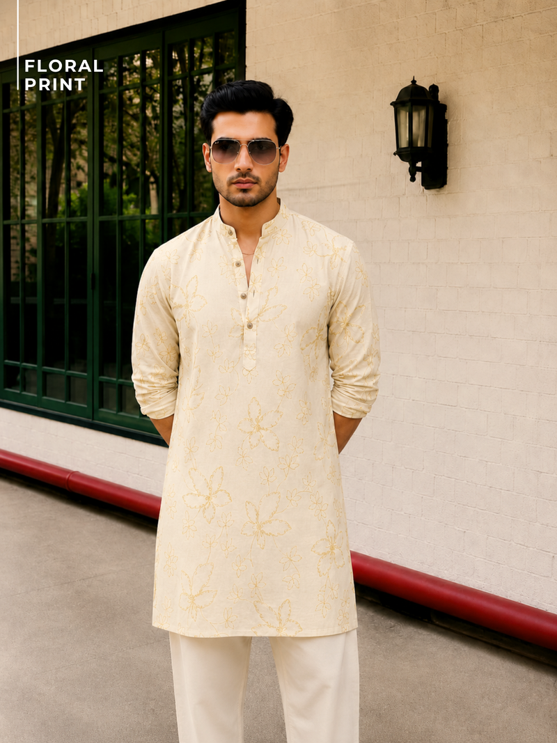 Floral Printed Kurta