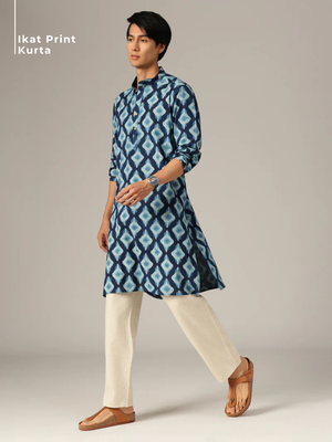 Ikat Art Kurta