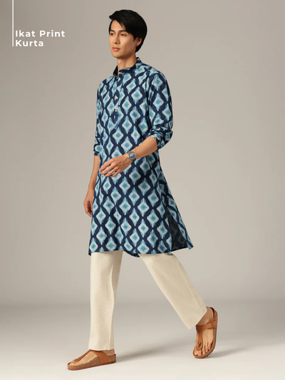 Ikat Art Kurta