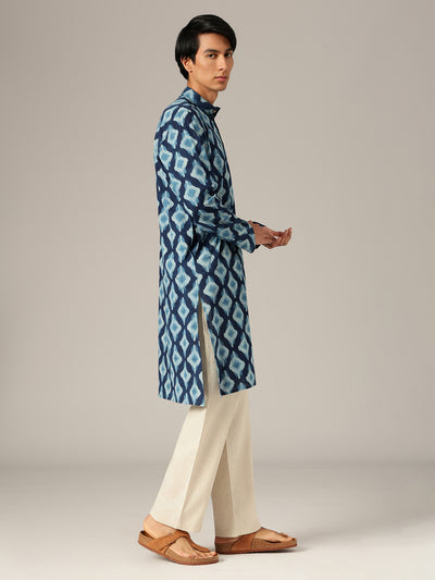 Ikat Art Kurta