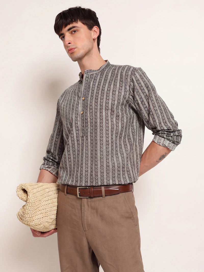 Classic Ethnic Print Kurta
